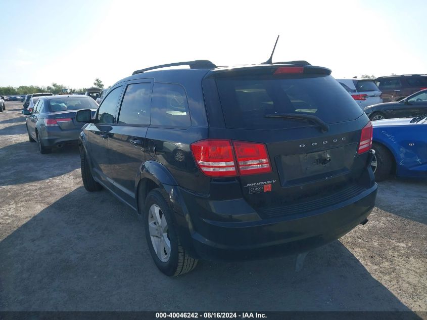 2016 Dodge Journey Se VIN: 3C4PDCAB7GT128317 Lot: 40046242