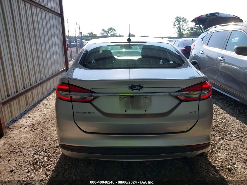 2017 Ford Fusion Se VIN: 3FA6P0H74HR375317 Lot: 40046248