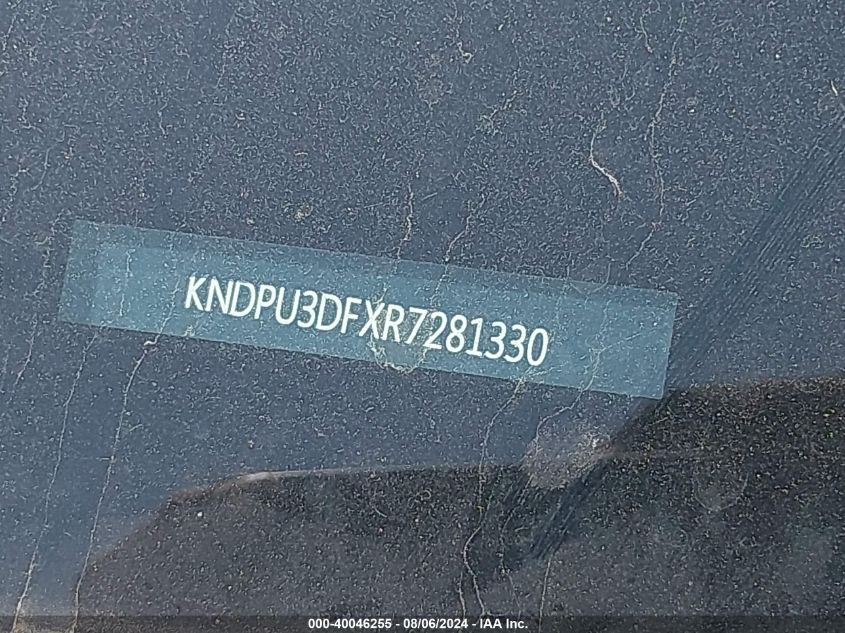 2024 Kia Sportage Lx VIN: KNDPU3DFXR7281330 Lot: 40046255