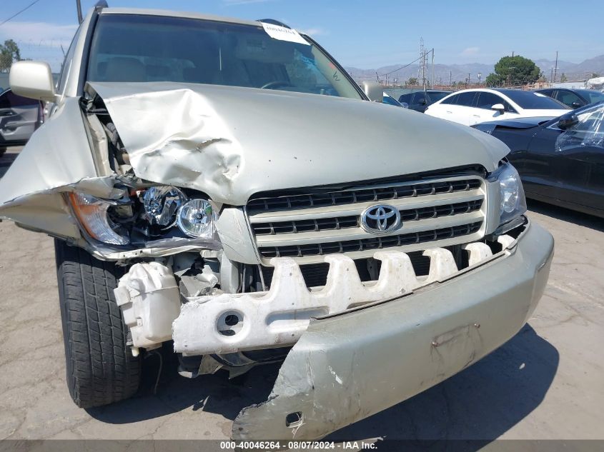 2003 Toyota Highlander Limited V6 VIN: JTEGF21A730119759 Lot: 40046264