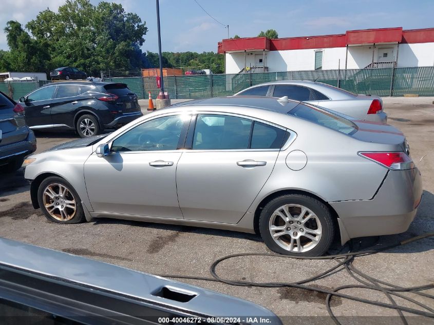 2011 Acura Tl 3.5 VIN: 19UUA8F25BA001780 Lot: 40046272