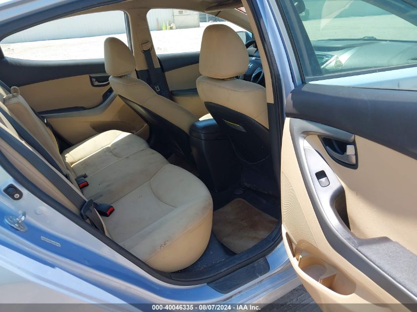 2012 Hyundai Elantra Gls (Ulsan Plant) VIN: KMHDH4AE8CU469230 Lot: 40046335