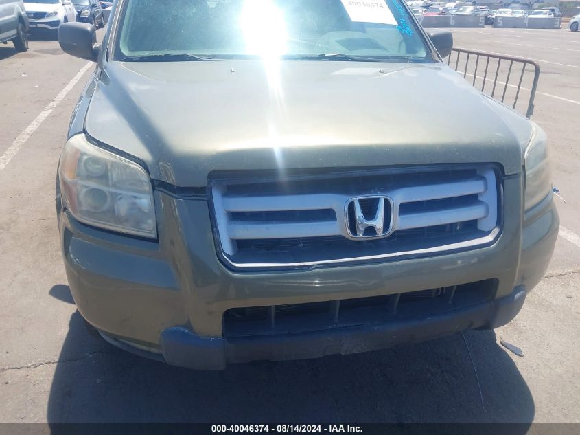 2007 Honda Pilot Ex-L VIN: 5FNYF28577B027236 Lot: 40046374