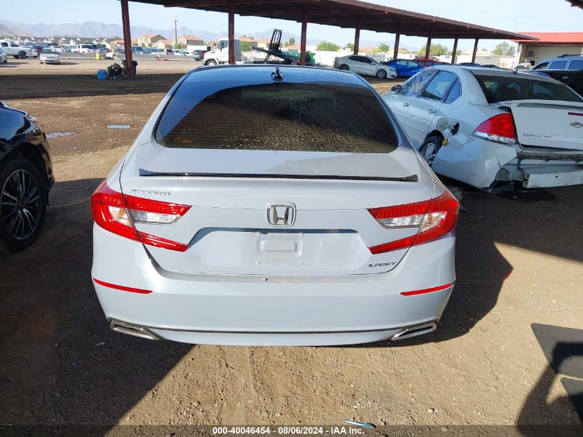 1HGCV1F3XMA107709 2021 Honda Accord Sport