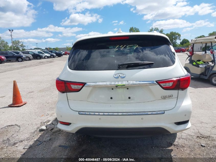 2017 Infiniti Qx60 VIN: 5N1DL0MM7HC529327 Lot: 40046457