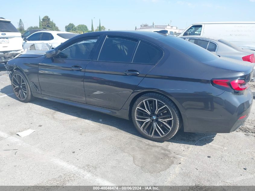 2021 BMW 530I VIN: WBA53BH0XMWX08995 Lot: 40046474