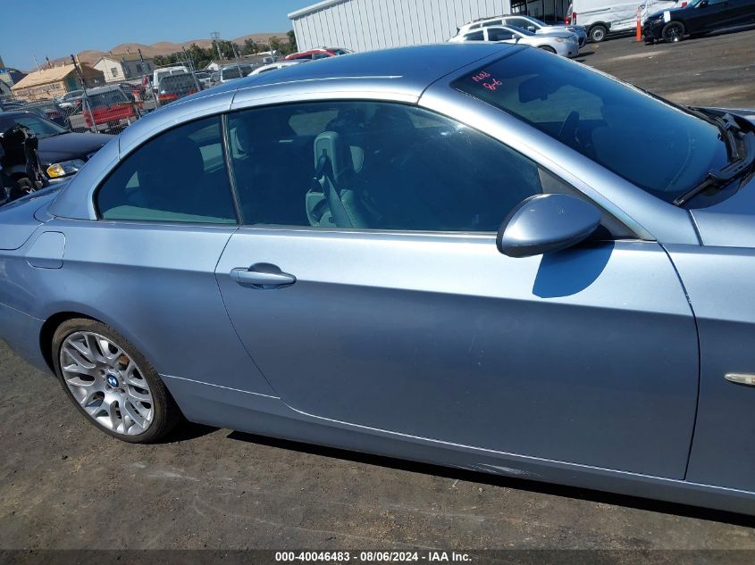 2009 BMW 328I VIN: WBAWR33509P343580 Lot: 40046483