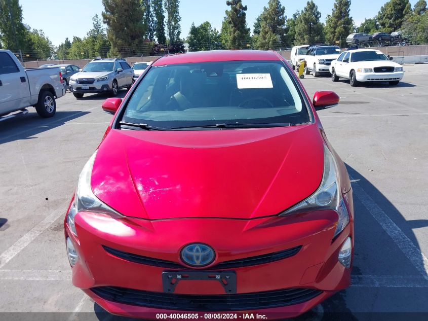 2016 Toyota Prius Three Touring VIN: JTDKARFU8G3521853 Lot: 40046505