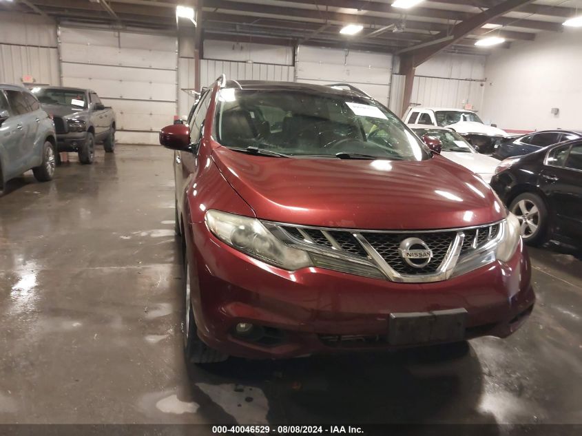 2011 Nissan Murano Sl VIN: JN8AZ1MW3BW158609 Lot: 40046529