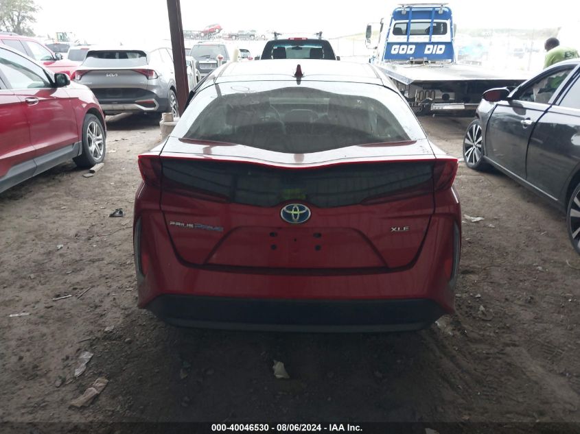 2022 Toyota Prius Prime Xle VIN: JTDKAMFP3N3205531 Lot: 40046530