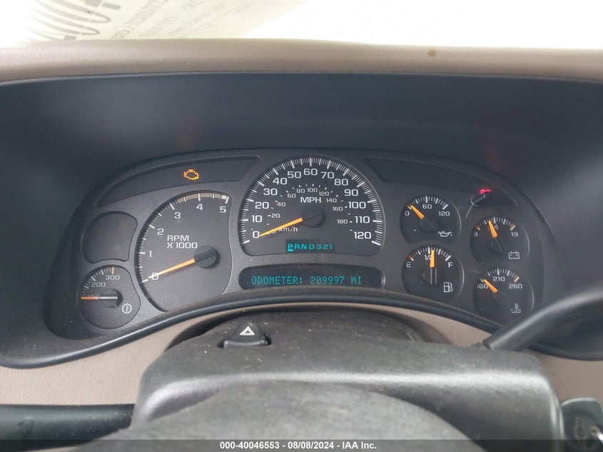 2005 Chevrolet Silverado 2500Hd Lt VIN: 1GCHK23215F889711 Lot: 40046553