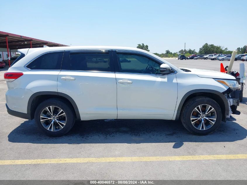 2017 Toyota Highlander Le Plus VIN: 5TDZZRFH7HS187986 Lot: 40046572