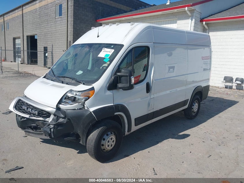 VIN 3C6TRVCG3LE123335 2020 RAM PROMASTER 2500 HIGH ROOF 136 WB