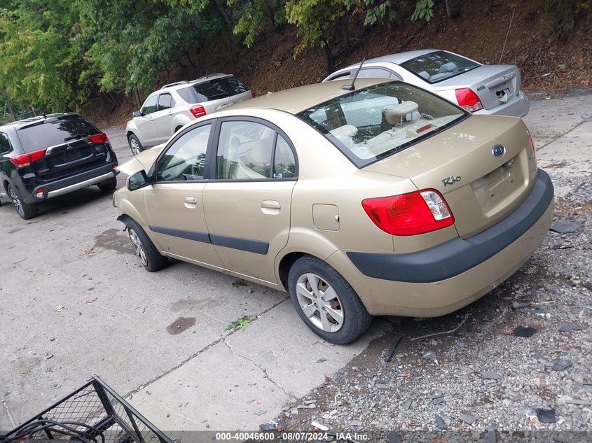 2009 Kia Rio Lx VIN: KNADE223396502921 Lot: 40046600
