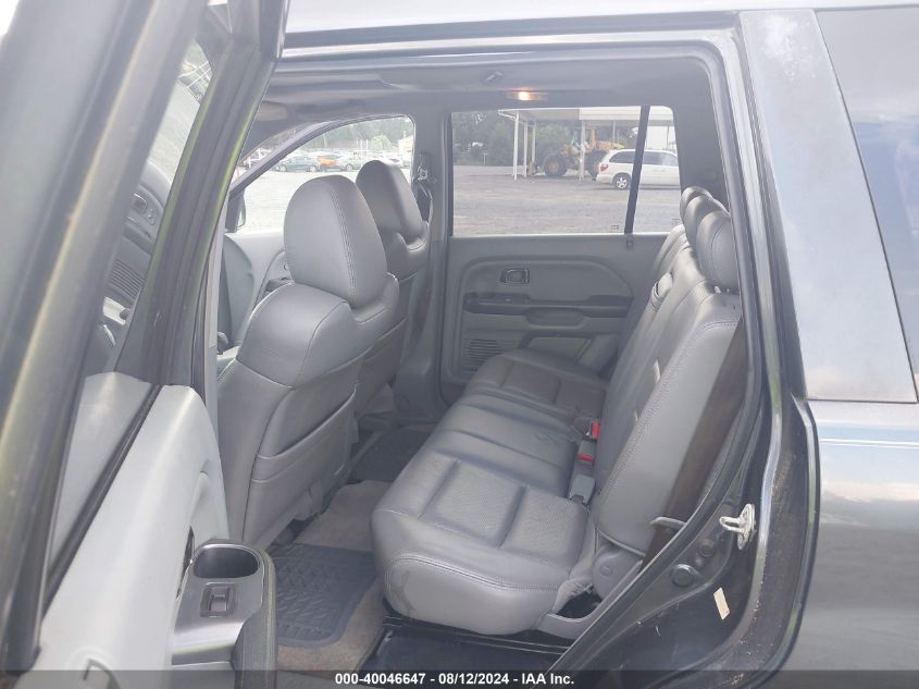 2005 Honda Pilot Ex-L VIN: 5FNYF18625B024809 Lot: 40046647