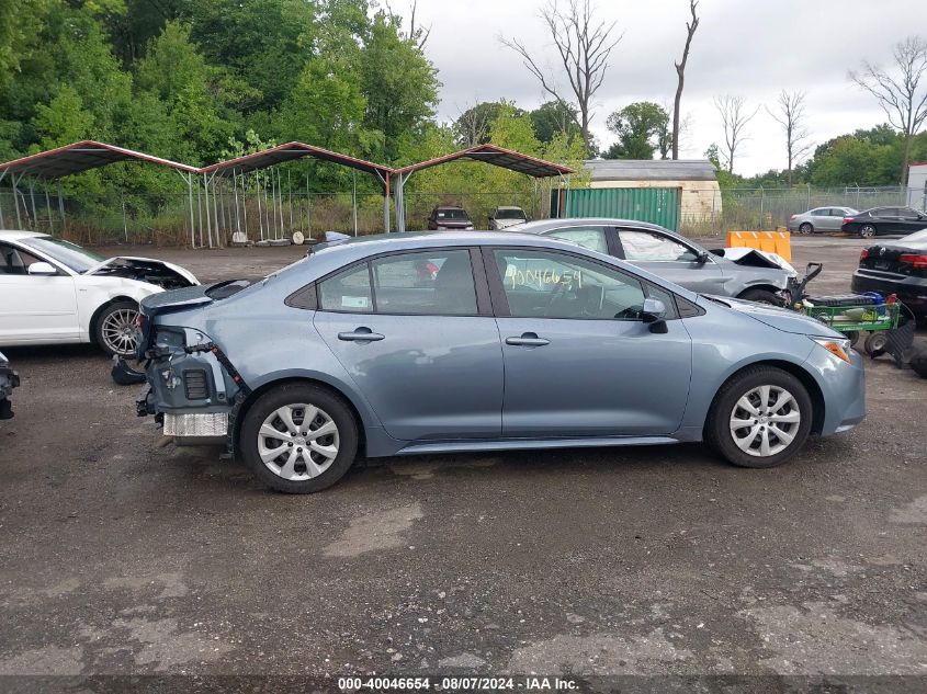 2021 Toyota Corolla Le VIN: 5YFEPMAE8MP224101 Lot: 40046654