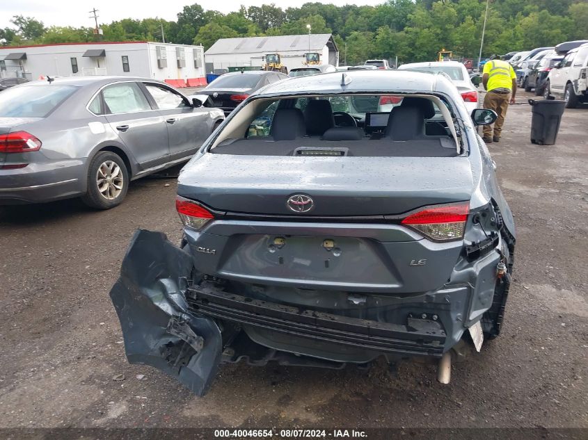 2021 Toyota Corolla Le VIN: 5YFEPMAE8MP224101 Lot: 40046654