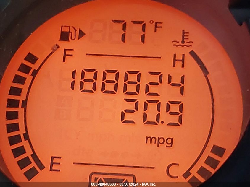 2008 Nissan Rogue Sl VIN: JN8AS58V78W109743 Lot: 40046688