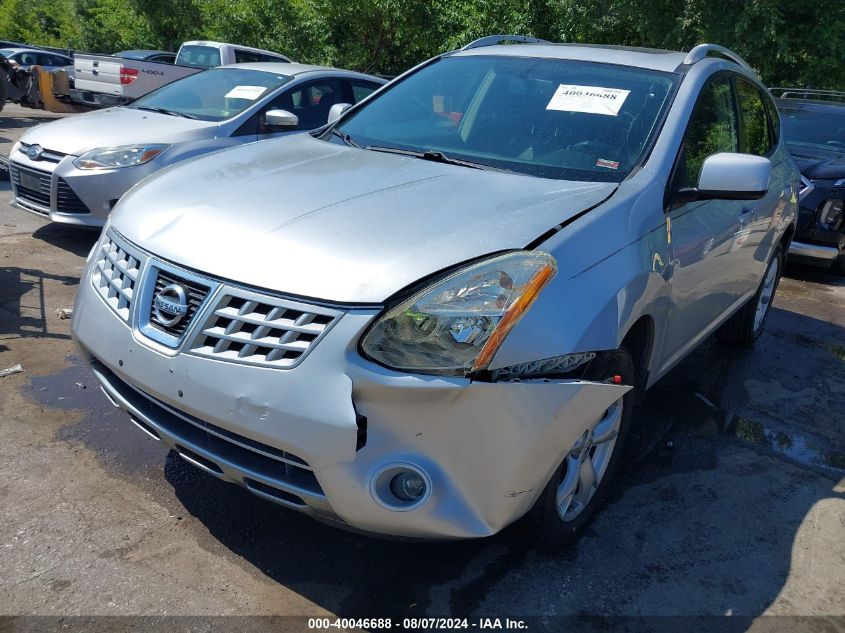 2008 Nissan Rogue Sl VIN: JN8AS58V78W109743 Lot: 40046688