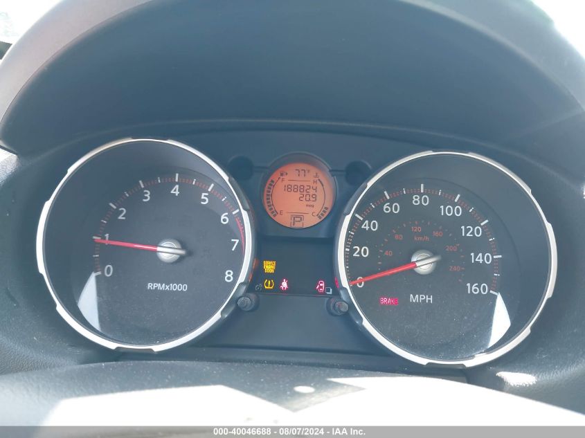 2008 Nissan Rogue Sl VIN: JN8AS58V78W109743 Lot: 40046688