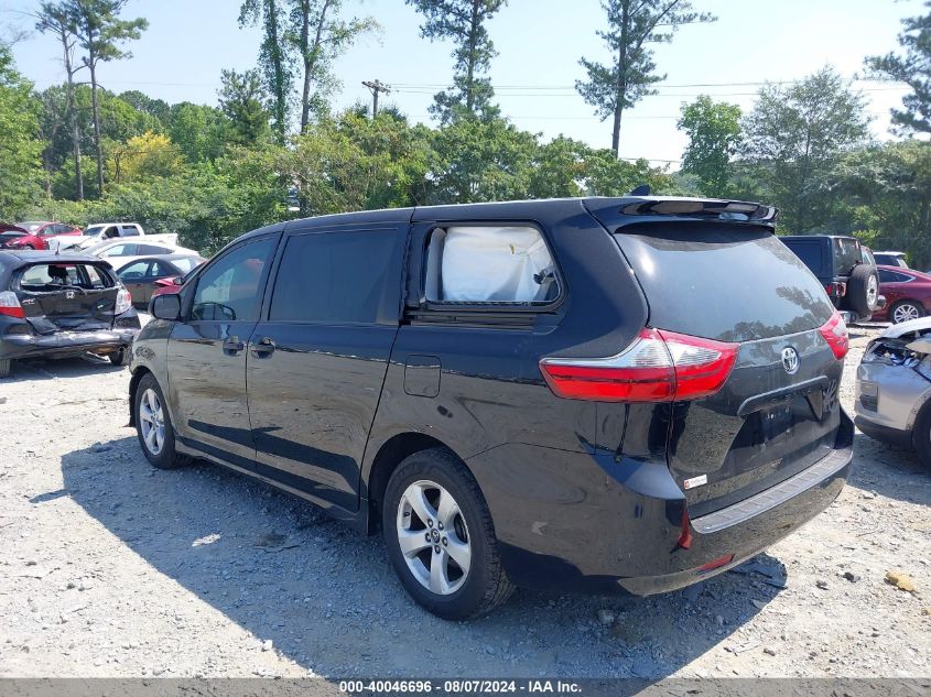 2020 Toyota Sienna L VIN: 5TDZZ3DC5LS052860 Lot: 40046696