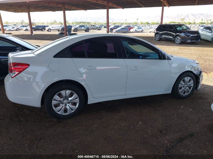 2016 Chevrolet Cruze Limited Ls Auto VIN: 1G1PC5SH1G7206458 Lot: 40046715