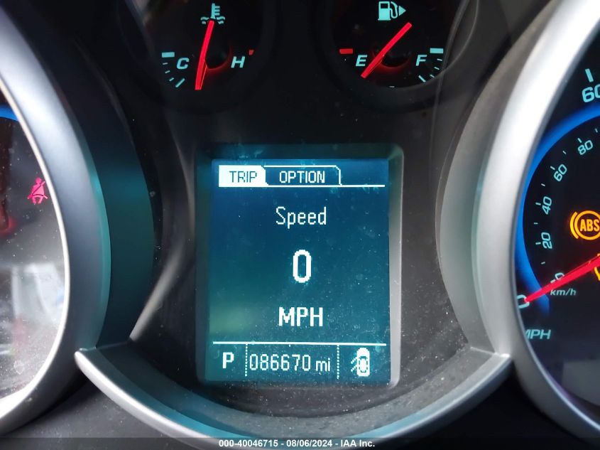 2016 Chevrolet Cruze Limited Ls Auto VIN: 1G1PC5SH1G7206458 Lot: 40046715