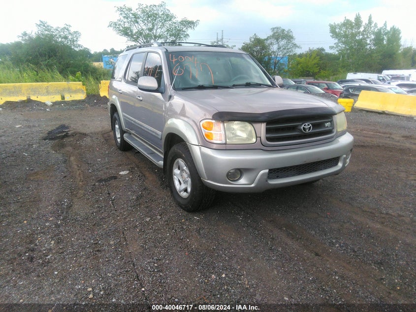 2002 Toyota Sequoia Sr5 V8 VIN: 5TDBT44A52S074086 Lot: 40046717