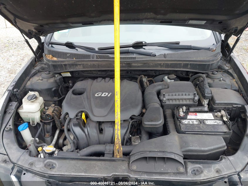 2012 Hyundai Sonata Gls VIN: 5NPEB4ACXCH406438 Lot: 40046721