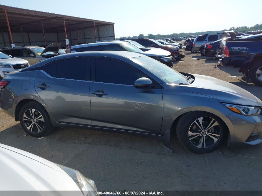 2020 Nissan Sentra Sv Xtronic Cvt VIN: 3N1AB8CV1LY209166 Lot: 40046760