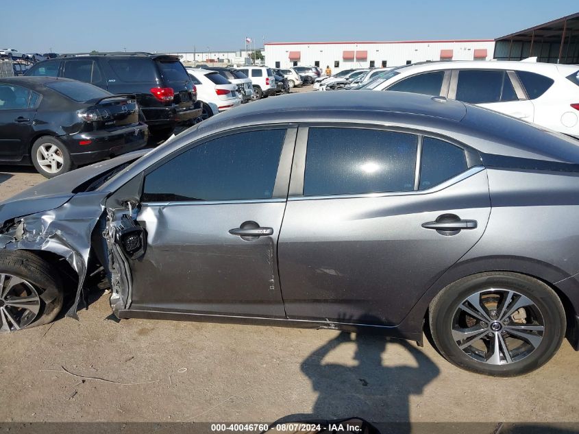 2020 Nissan Sentra Sv Xtronic Cvt VIN: 3N1AB8CV1LY209166 Lot: 40046760