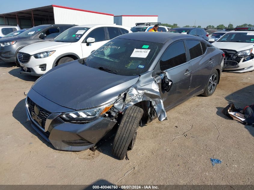 2020 Nissan Sentra Sv Xtronic Cvt VIN: 3N1AB8CV1LY209166 Lot: 40046760