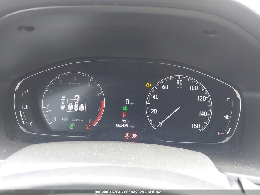2021 HONDA ACCORD 1.5L I-4 DI, DOHC, V(VIN: 1HGCV1F49MA009960
