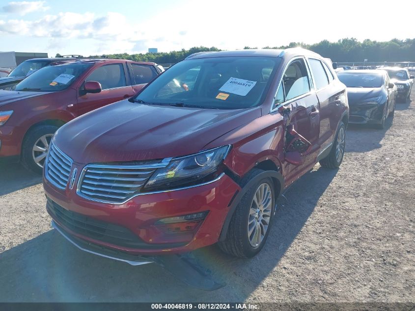 2018 Lincoln Mkc Reserve VIN: 5LMCJ3C92JUL20378 Lot: 40046819