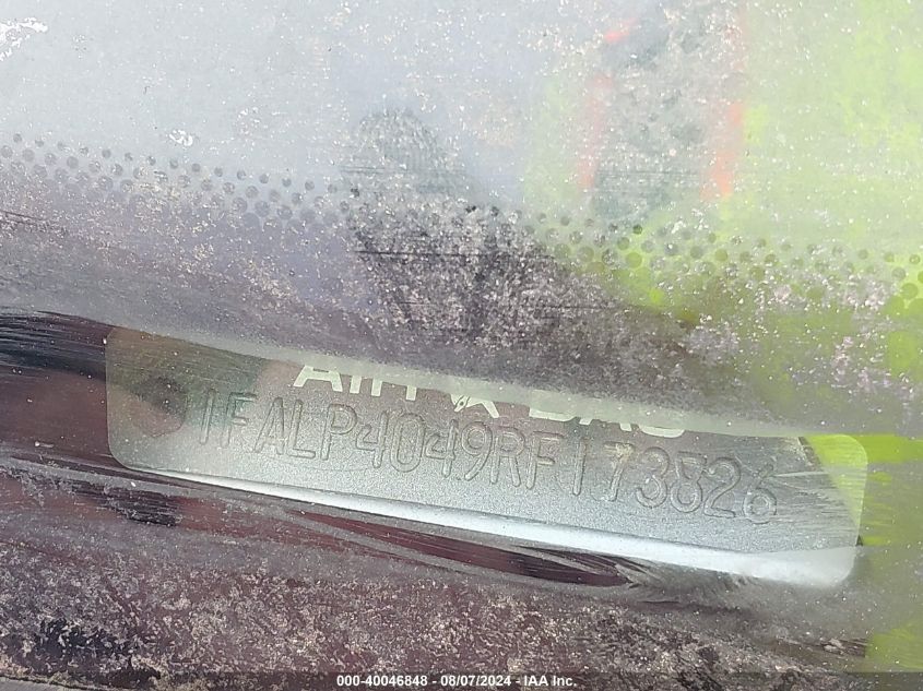 1994 Ford Mustang VIN: 1FALP4049RF173826 Lot: 40046848