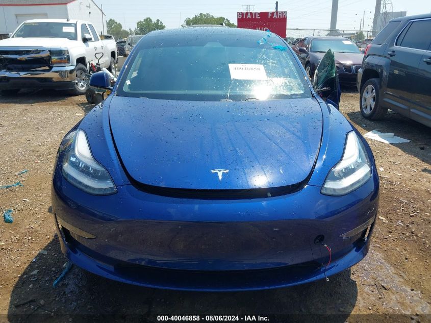 2021 Tesla Model 3 Standard Range Plus Rear-Wheel Drive VIN: 5YJ3E1EA5MF859470 Lot: 40046858