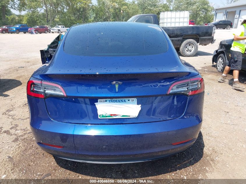 2021 Tesla Model 3 Standard Range Plus Rear-Wheel Drive VIN: 5YJ3E1EA5MF859470 Lot: 40046858