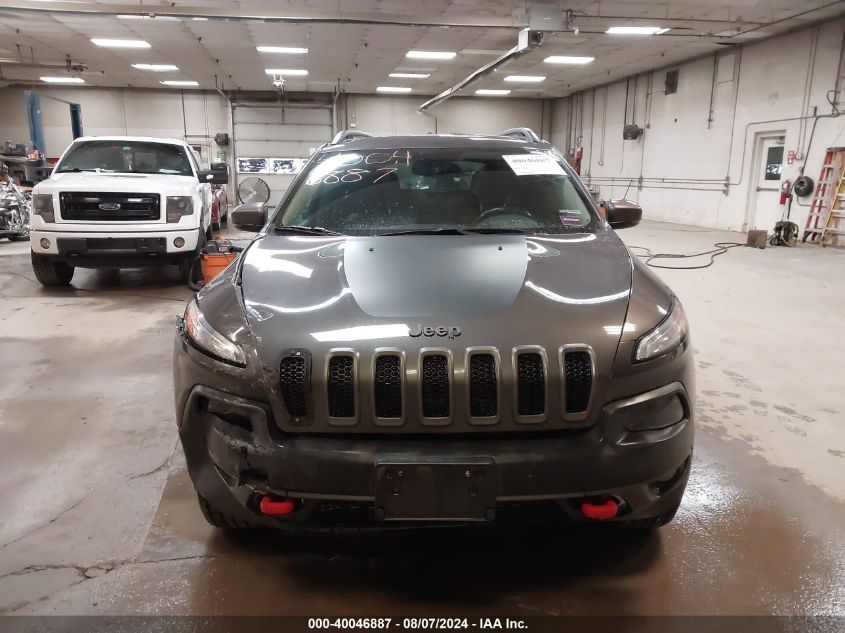 2018 Jeep Cherokee Trailhawk 4X4 VIN: 1C4PJMBX9JD522374 Lot: 40046887