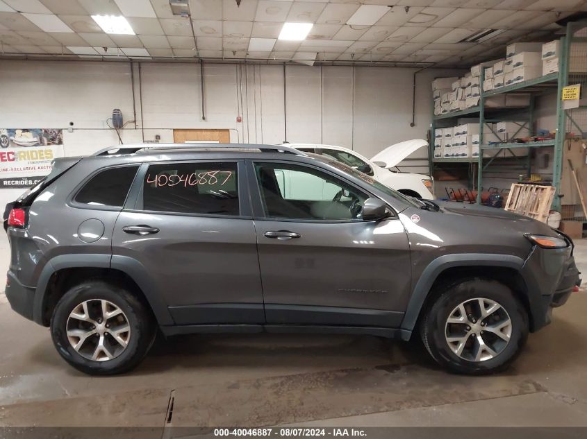 2018 Jeep Cherokee Trailhawk 4X4 VIN: 1C4PJMBX9JD522374 Lot: 40046887