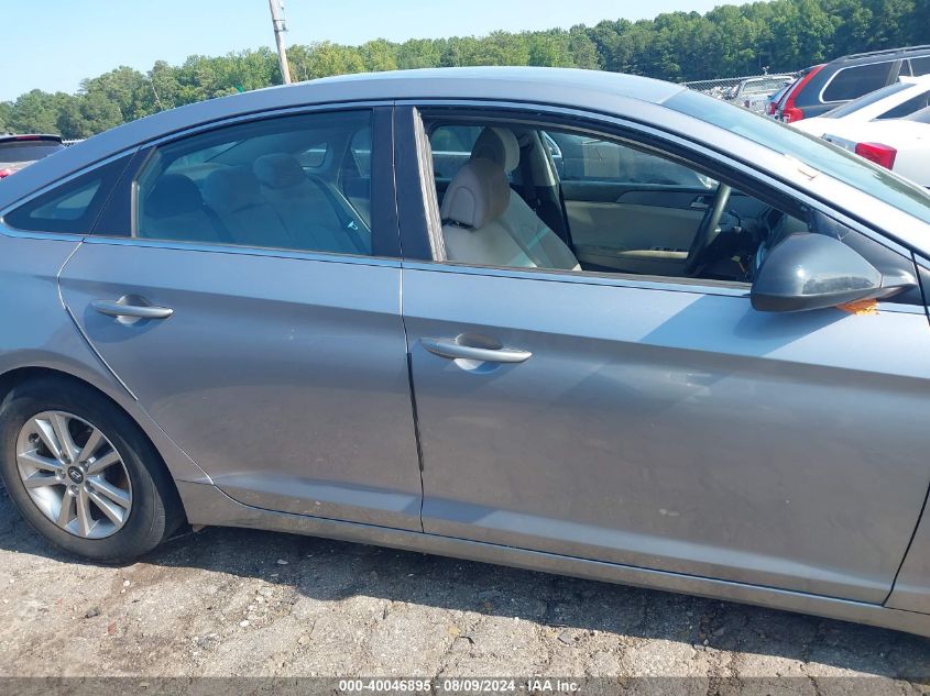 2017 Hyundai Sonata Se VIN: 5NPE24AF9HH536728 Lot: 40046895