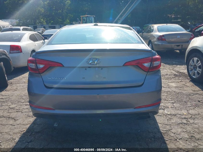 2017 Hyundai Sonata Se VIN: 5NPE24AF9HH536728 Lot: 40046895