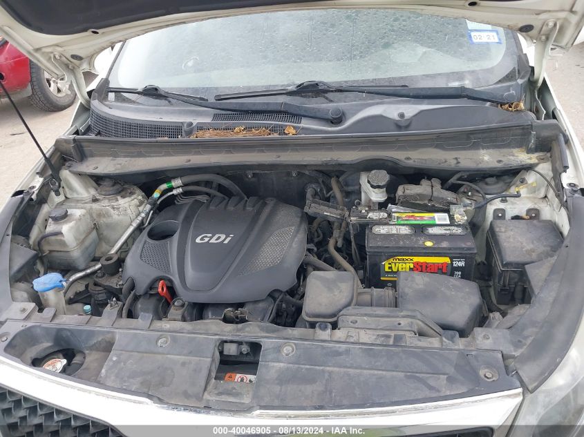 2016 Kia Sportage Lx VIN: KNDPB3AC1G7878878 Lot: 40046905