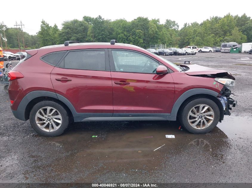 2016 Hyundai Tucson Se VIN: KM8J3CA44GU197364 Lot: 40046921