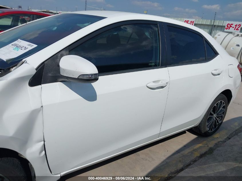 2016 Toyota Corolla S Plus VIN: 5YFBURHE7GP383730 Lot: 40046929