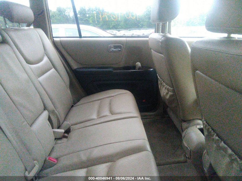 2003 Toyota Highlander Limited V6 VIN: JTEHF21A730130250 Lot: 40046941