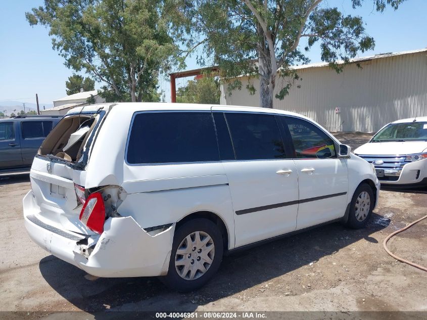 2007 Honda Odyssey Lx VIN: 5FNRL38257B092353 Lot: 40358303