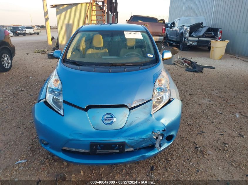 2012 Nissan Leaf Sl VIN: JN1AZ0CP5CT022780 Lot: 40047009