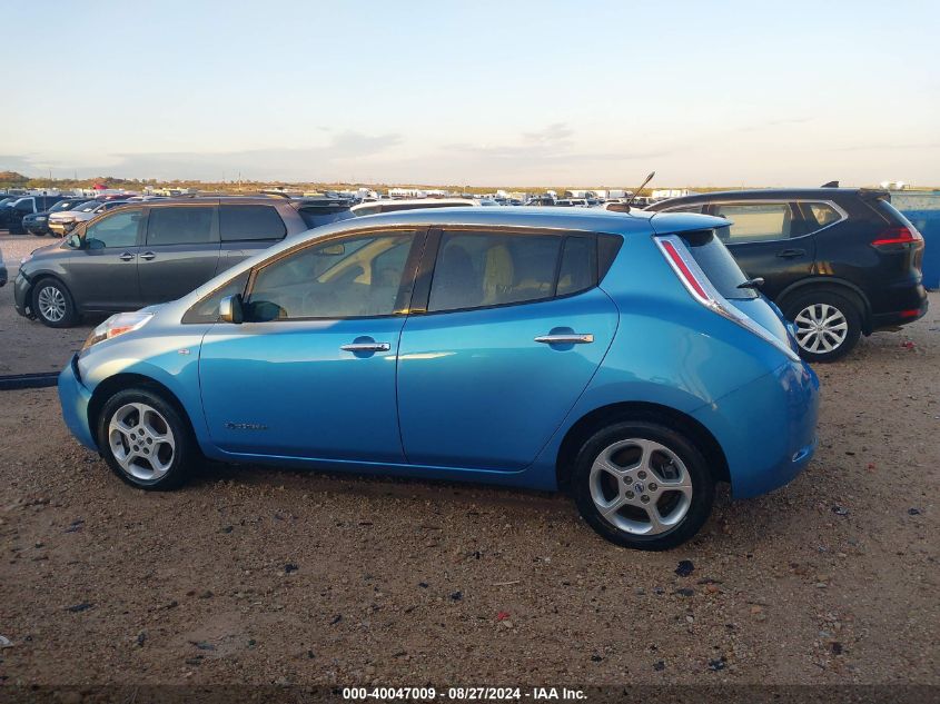 2012 Nissan Leaf Sl VIN: JN1AZ0CP5CT022780 Lot: 40047009