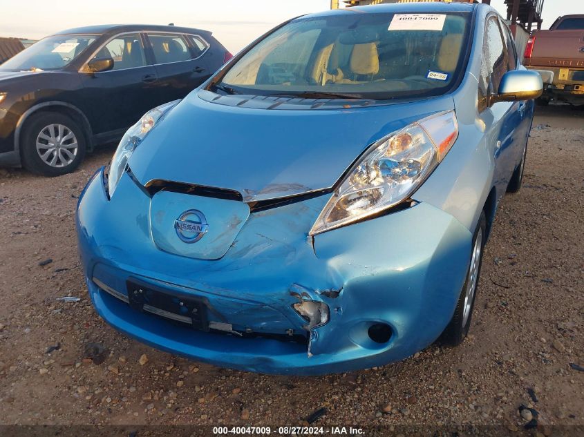 2012 Nissan Leaf Sl VIN: JN1AZ0CP5CT022780 Lot: 40047009