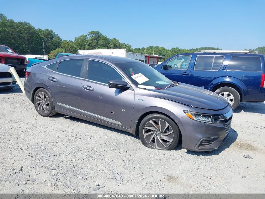 2019 Honda Insight Touring VIN: 19XZE4F93KE002874 Lot: 40047049